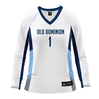 Old Dominion - NCAA Women's Volleyball : Elisa Maggi - White Volleyball Jersey-0