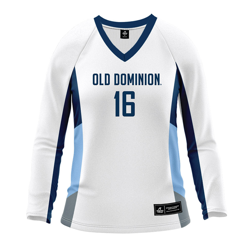 Old Dominion - NCAA Women's Volleyball : Alice Munari - White Volleyball Jersey