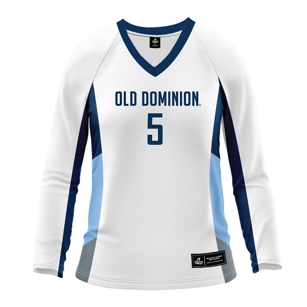 Old Dominion - NCAA Women's Volleyball : Wiktoria Zagumny - White Volleyball Jersey-0
