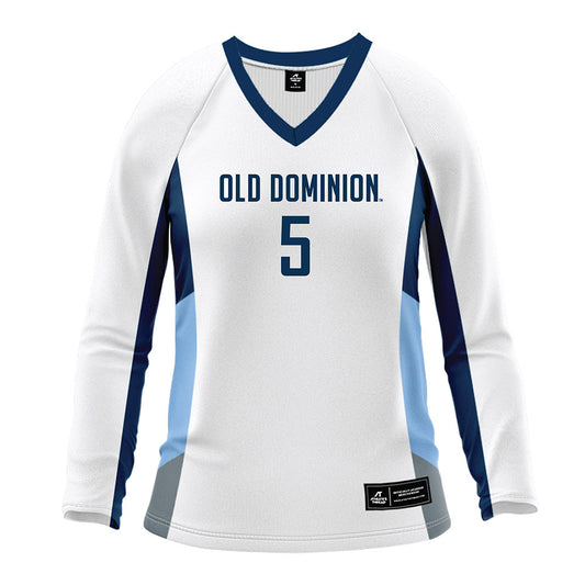 Old Dominion - NCAA Women's Volleyball : Wiktoria Zagumny - White Volleyball Jersey-0