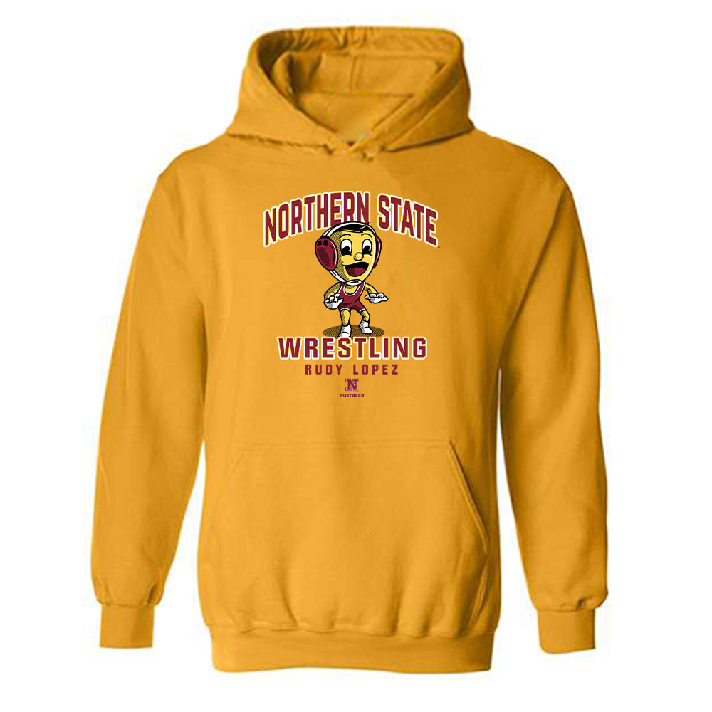 NSU - NCAA Wrestling : Rudy Lopez - Fashion Shersey Hooded Sweatshirt-0