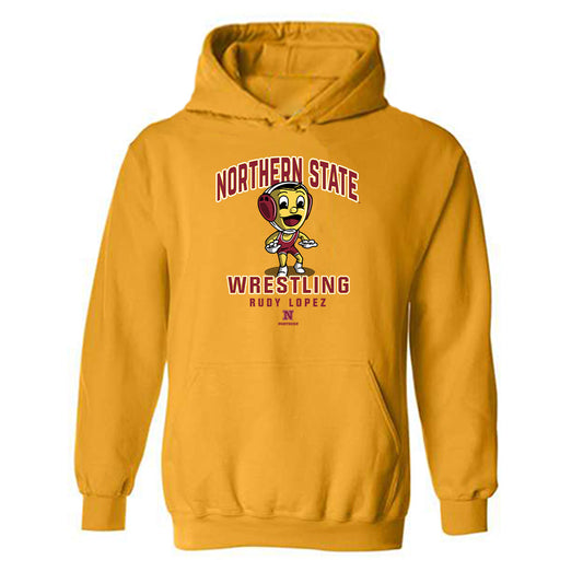 NSU - NCAA Wrestling : Rudy Lopez - Fashion Shersey Hooded Sweatshirt-0
