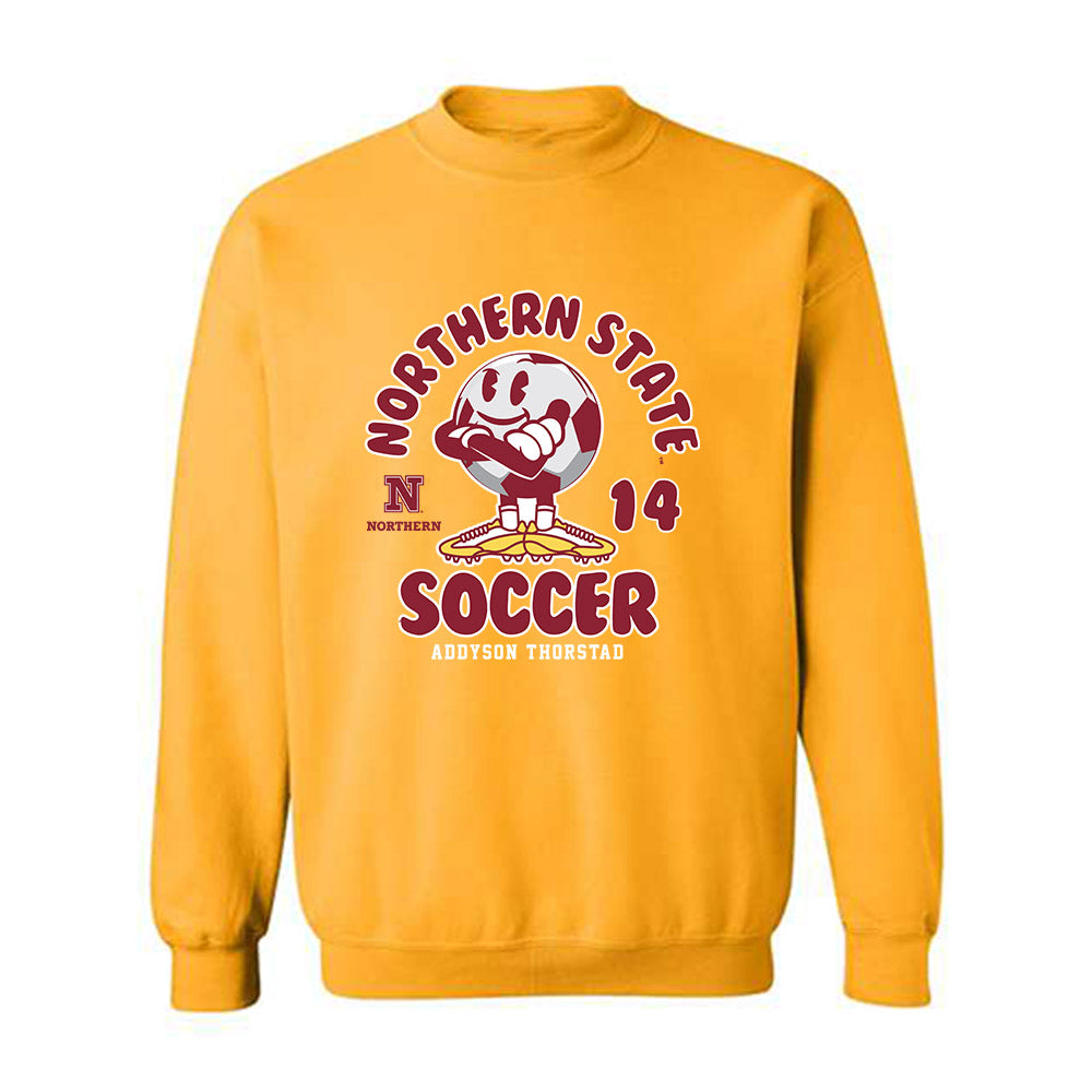 NSU - NCAA Women's Soccer : Addyson Thorstad - Fashion Shersey Crewneck Sweatshirt-0