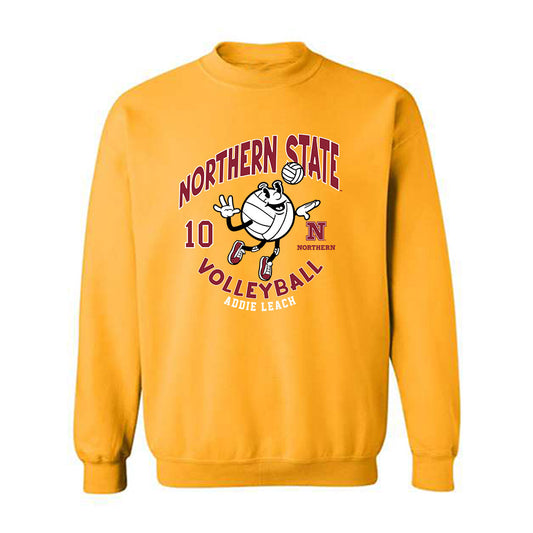 NSU - NCAA Women's Volleyball : Addie Leach - Fashion Shersey Crewneck Sweatshirt-0