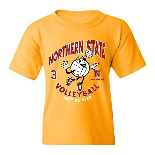 NSU - NCAA Women's Volleyball : Abby Meister - Fashion Shersey Youth T-Shirt
