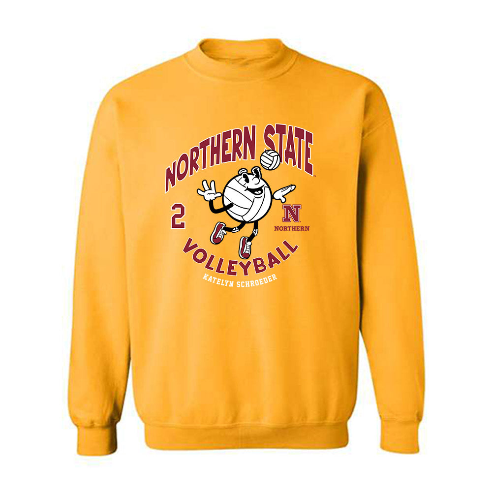 NSU - NCAA Women's Volleyball : Katelyn Schroeder - Fashion Shersey Crewneck Sweatshirt-0