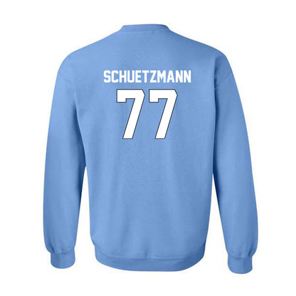 Old Dominion - NCAA Football : Josh Schuetzmann - Replica Shersey Crewneck Sweatshirt-1