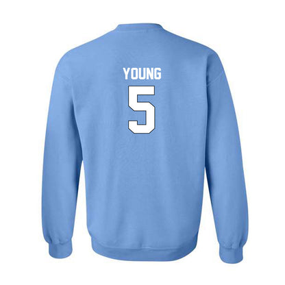 Old Dominion - NCAA Football : Aaron Young - Replica Shersey Crewneck Sweatshirt