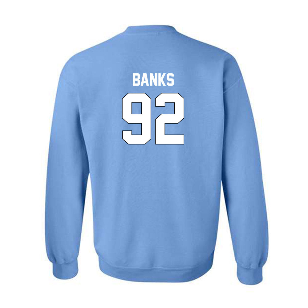 Old Dominion - NCAA Football : Lucas Banks - Replica Shersey Crewneck Sweatshirt-1