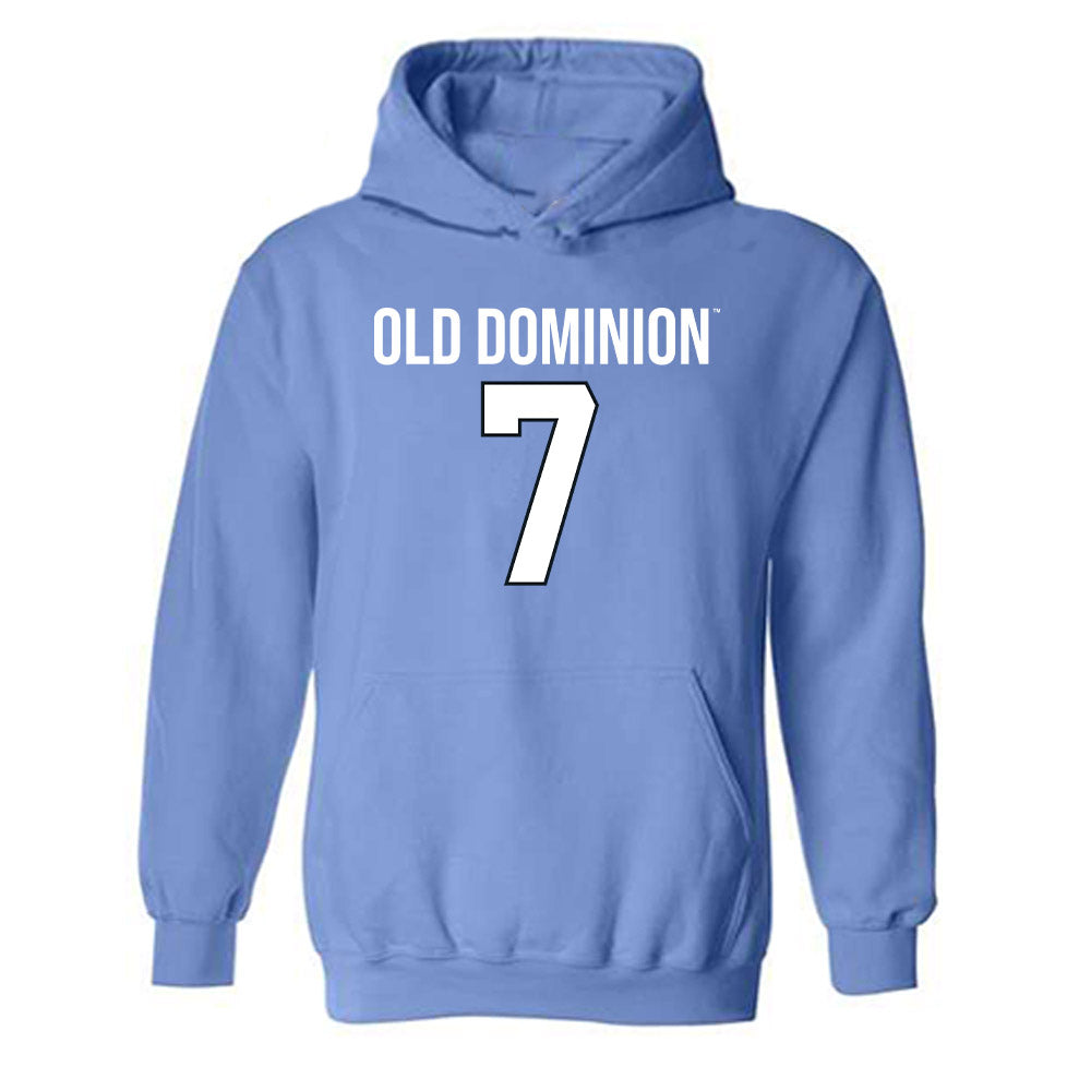 Old Dominion - NCAA Football : Na'eem Abdul-Rahim Gladding - Replica Shersey Hooded Sweatshirt-0