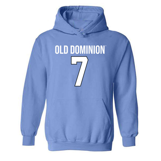 Old Dominion - NCAA Football : Na'eem Abdul-Rahim Gladding - Replica Shersey Hooded Sweatshirt-0