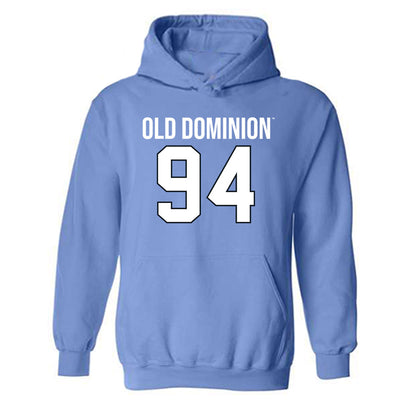 Old Dominion - NCAA Football : Riley Callaghan - Replica Shersey Hooded Sweatshirt-0
