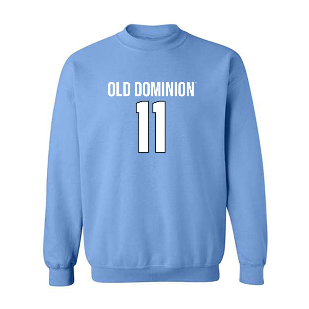 Old Dominion - NCAA Football : Kollin Collier - Replica Shersey Crewneck Sweatshirt-0