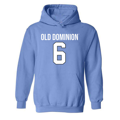 Old Dominion - NCAA Football : Zion Frink - Replica Shersey Hooded Sweatshirt-0