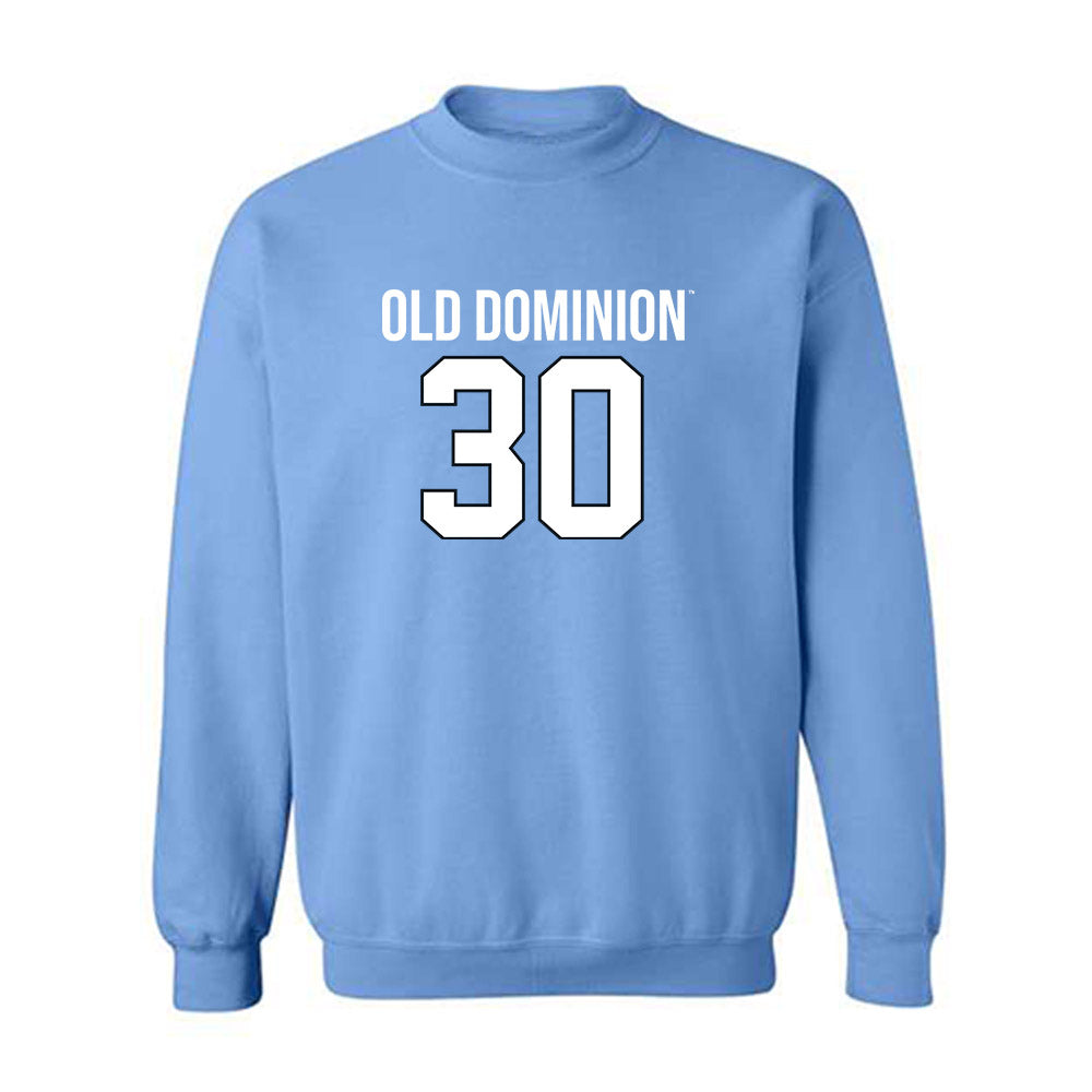 Old Dominion - NCAA Football : Jordan Saunders - Replica Shersey Crewneck Sweatshirt-0