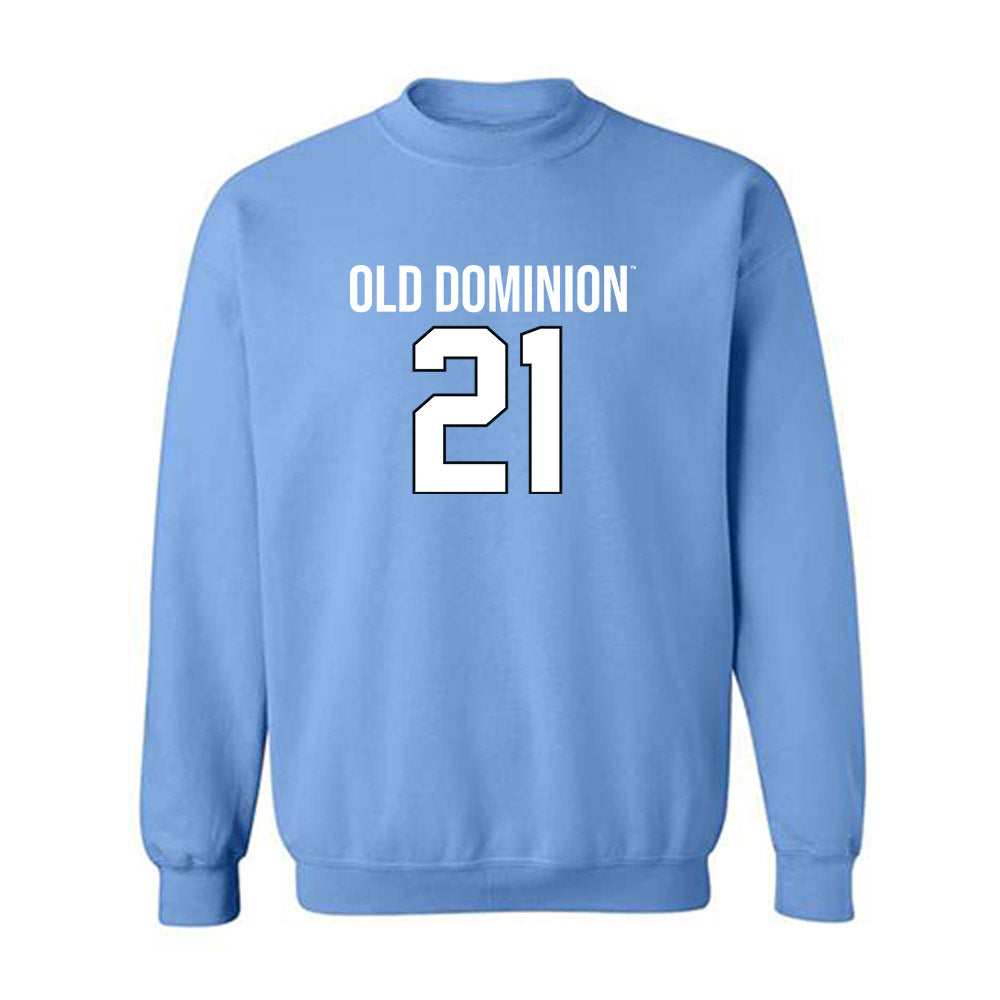 Old Dominion - NCAA Football : Caleb Bishop - Replica Shersey Crewneck Sweatshirt-0