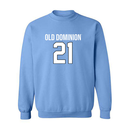 Old Dominion - NCAA Football : Caleb Bishop - Replica Shersey Crewneck Sweatshirt-0
