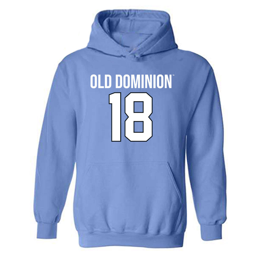 Old Dominion - NCAA Football : jackson forrest - Replica Shersey Hooded Sweatshirt-0