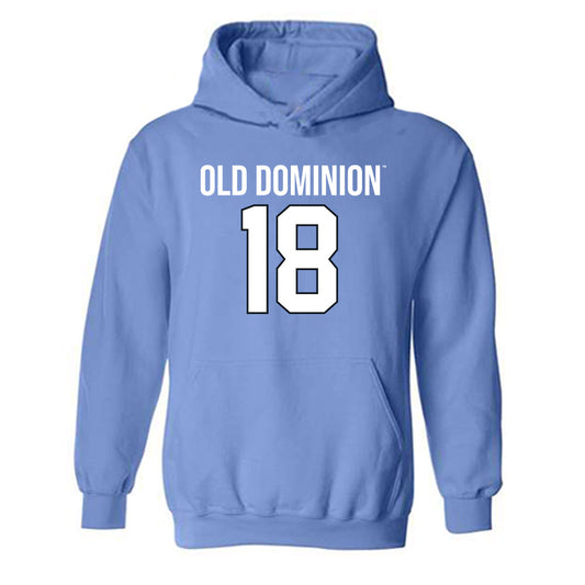 Old Dominion - NCAA Football : jackson forrest - Replica Shersey Hooded Sweatshirt-0