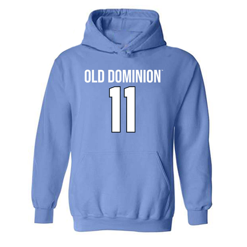 Old Dominion - NCAA Football : Nylen Jones - Replica Shersey Hooded Sweatshirt-0