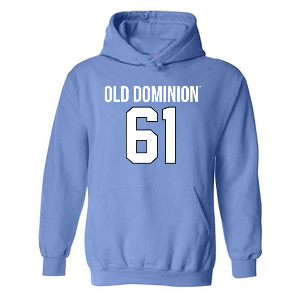 Old Dominion - NCAA Football : Jack Scala - Replica Shersey Hooded Sweatshirt-0