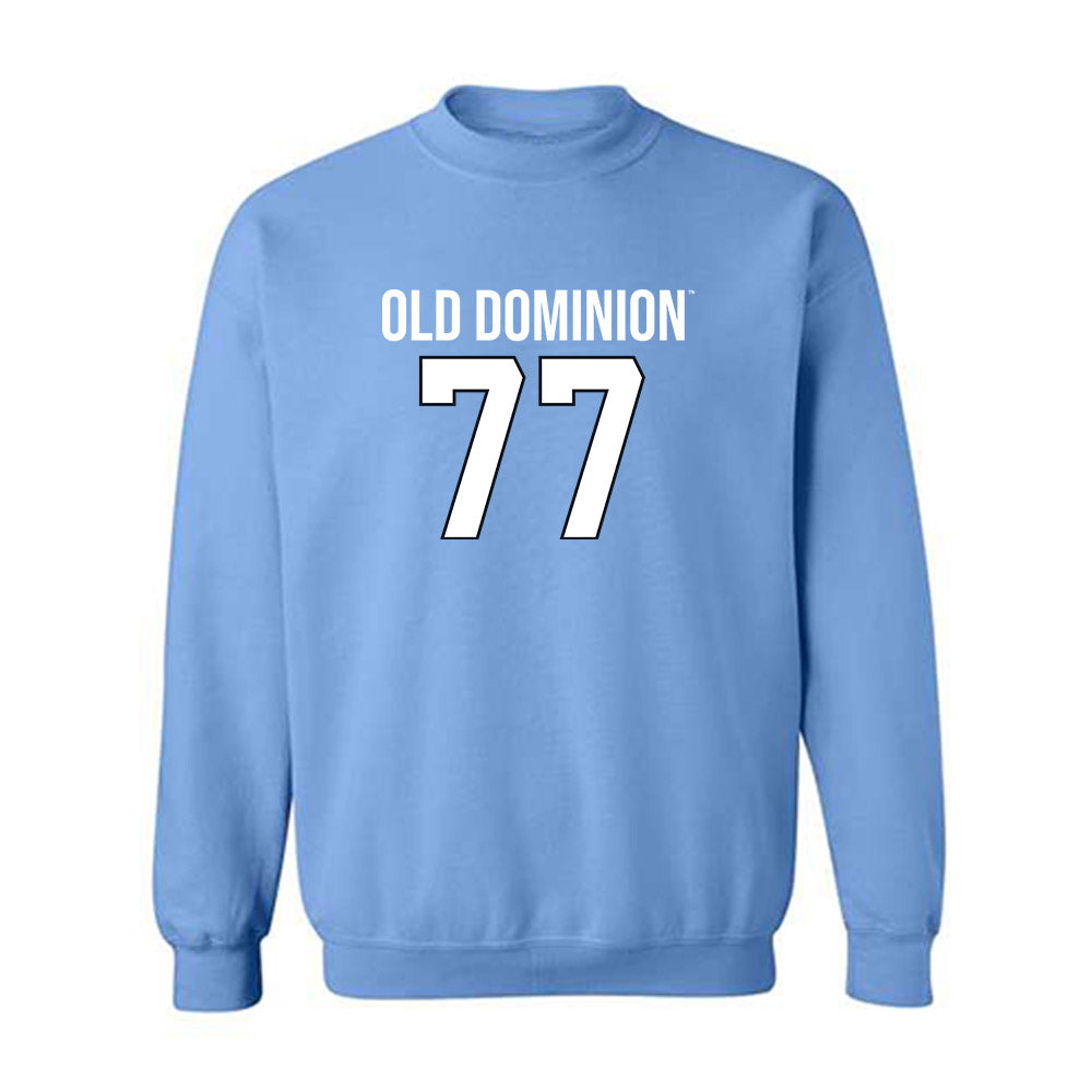 Old Dominion - NCAA Football : Josh Schuetzmann - Replica Shersey Crewneck Sweatshirt-0