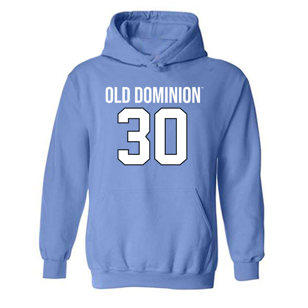 Old Dominion - NCAA Football : Jordan Saunders - Replica Shersey Hooded Sweatshirt-0