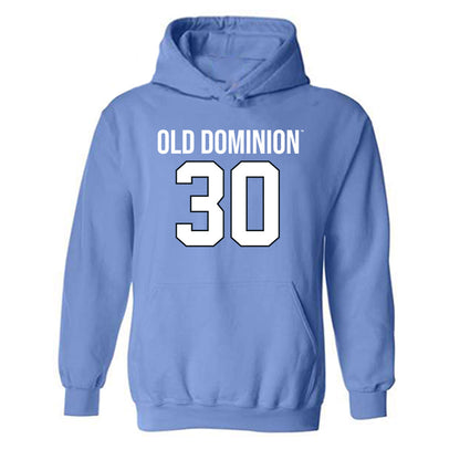 Old Dominion - NCAA Football : Jordan Saunders - Replica Shersey Hooded Sweatshirt-0