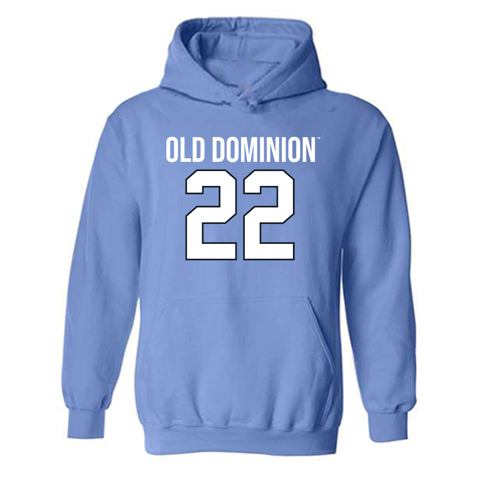 Old Dominion - NCAA Football : AJ Ashworth - Replica Shersey Hooded Sweatshirt-0