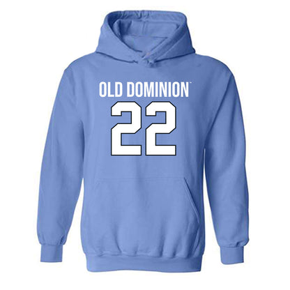 Old Dominion - NCAA Football : AJ Ashworth - Replica Shersey Hooded Sweatshirt-0