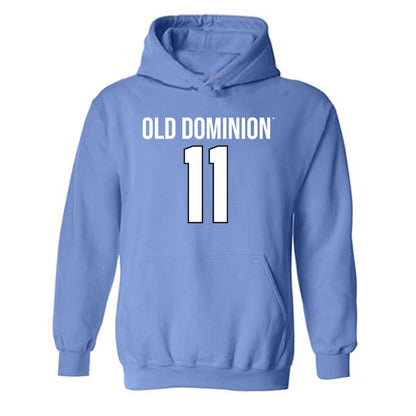 Old Dominion - NCAA Football : Kollin Collier - Replica Shersey Hooded Sweatshirt-0