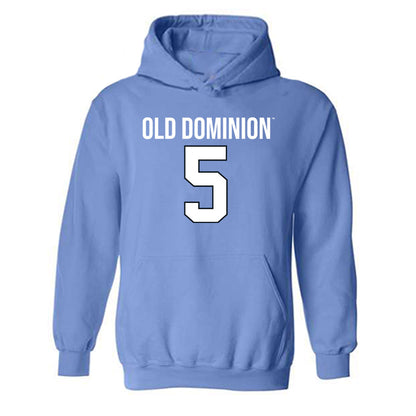 Old Dominion - NCAA Football : Maurki James - Replica Shersey Hooded Sweatshirt-0