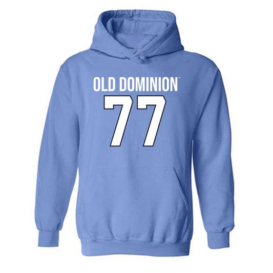 Old Dominion - NCAA Football : Josh Schuetzmann - Replica Shersey Hooded Sweatshirt-0