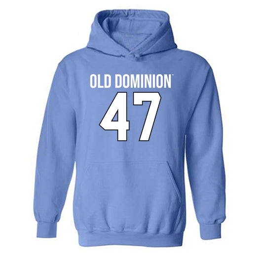 Old Dominion - NCAA Football : Ethan Chang - Replica Shersey Hooded Sweatshirt