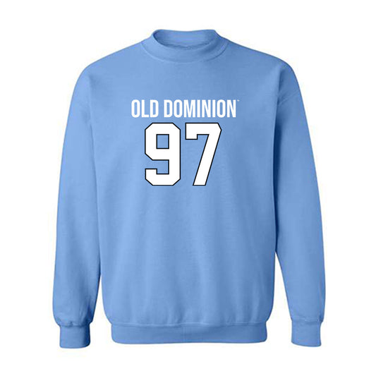 Old Dominion - NCAA Football : LeDarrion Menter - Replica Shersey Crewneck Sweatshirt-0