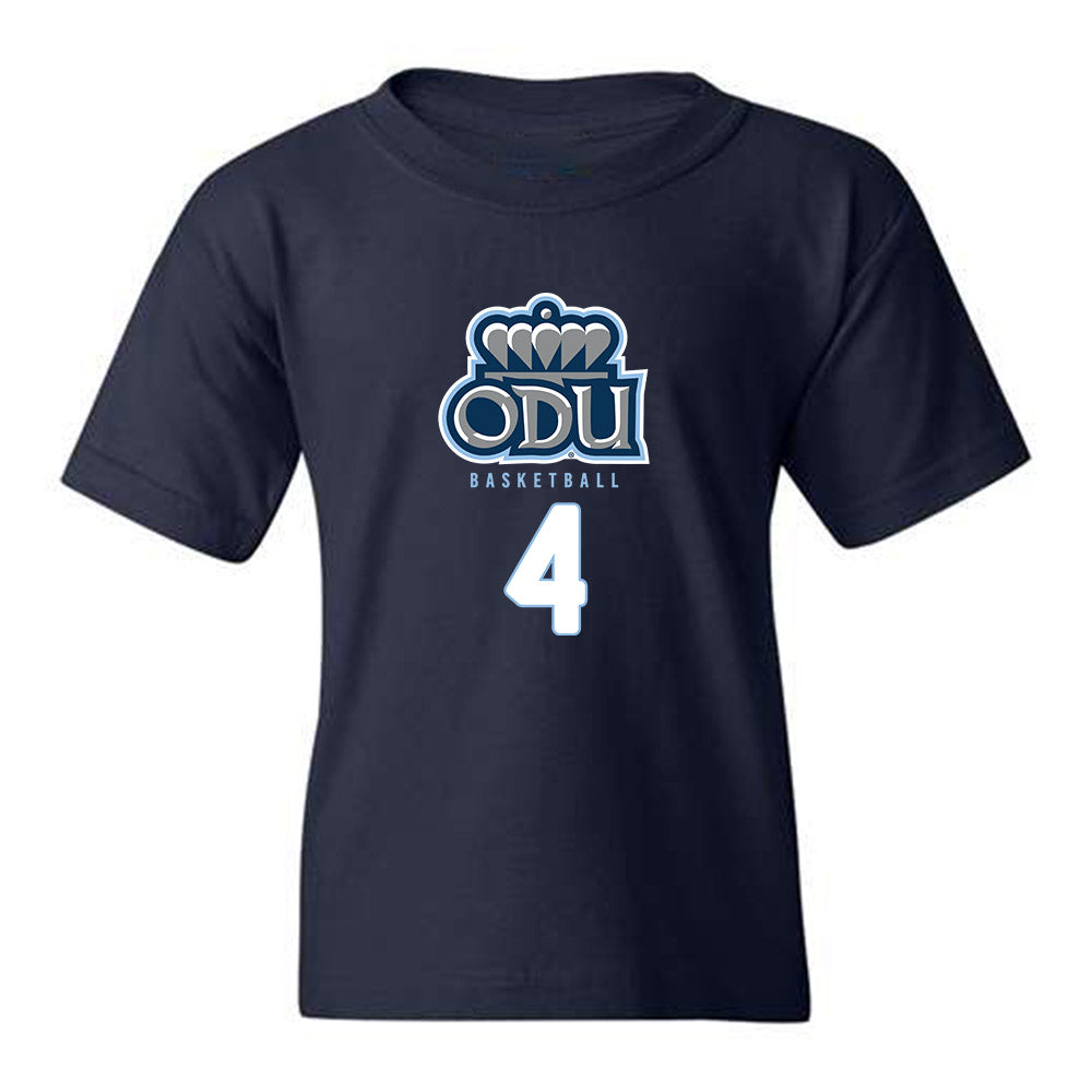 Old Dominion - NCAA Men's Basketball : Robert Davis Jr - Replica Shersey Youth T-Shirt