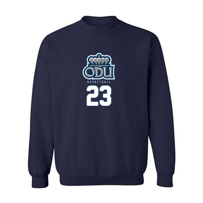 Old Dominion - NCAA Men's Basketball : Jordan Battle - Replica Shersey Crewneck Sweatshirt-0