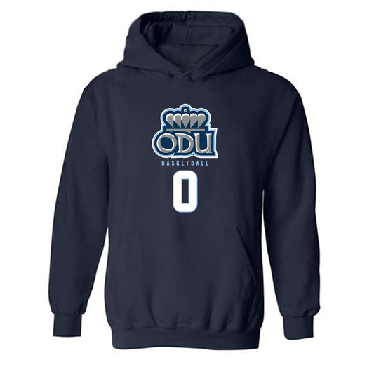 Old Dominion - NCAA Men's Basketball : Kc Shaw Jr. - Replica Shersey Hooded Sweatshirt-0