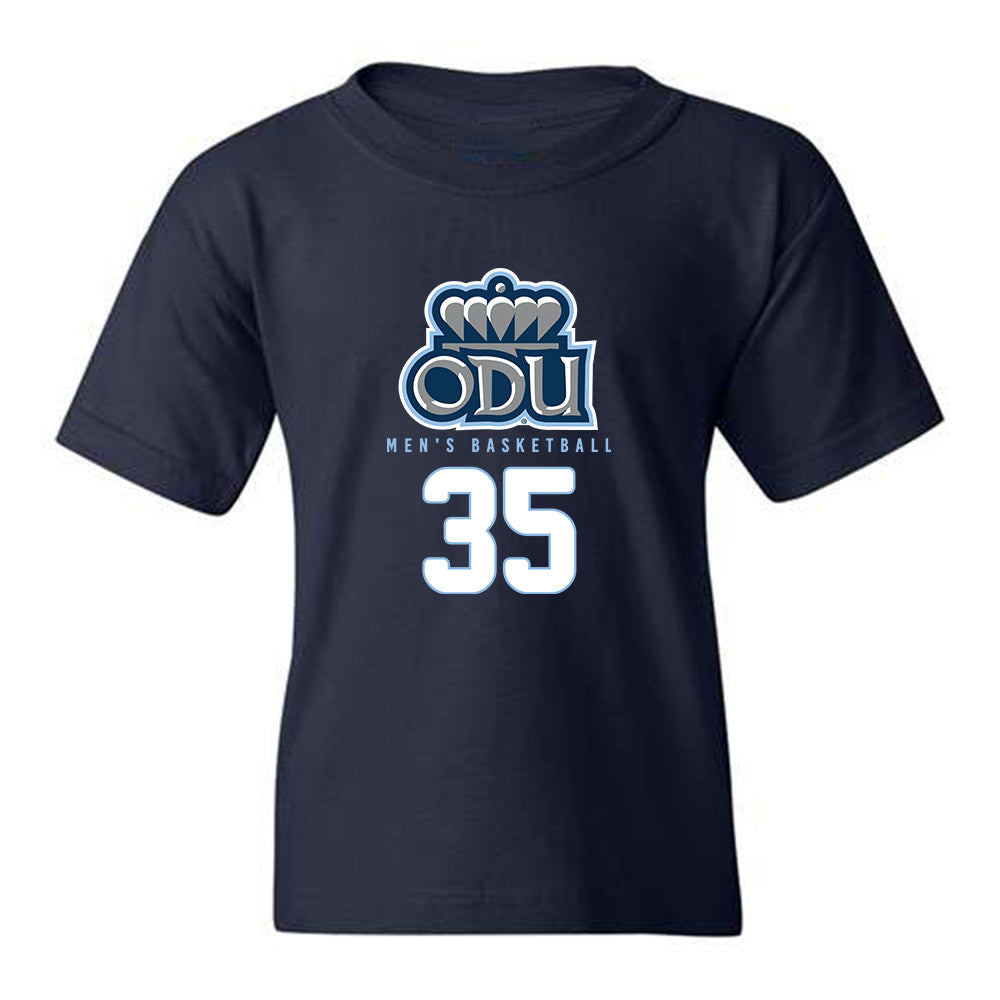 Old Dominion - NCAA Men's Basketball : Caelum Swanton-Rodger - Replica Shersey Youth T-Shirt