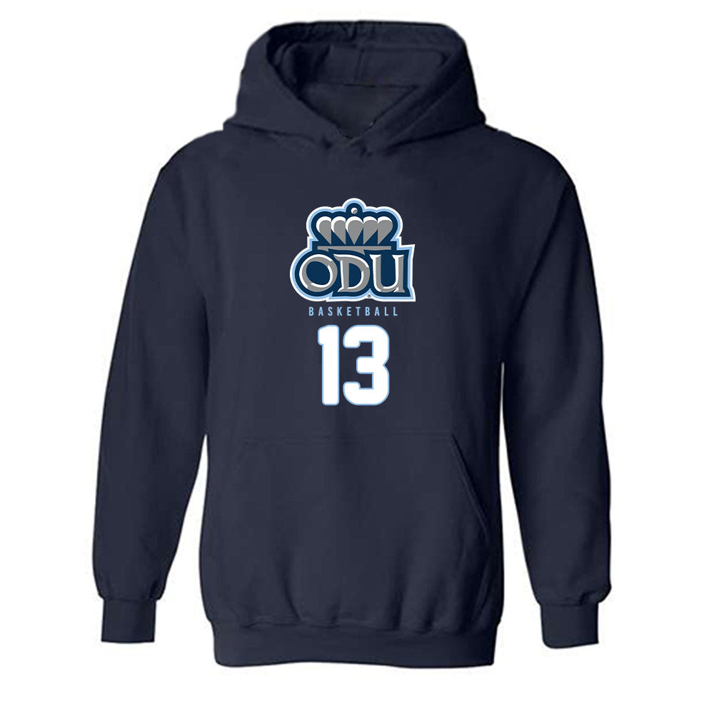 Old Dominion - NCAA Men's Basketball : Jared Turner - Replica Shersey Hooded Sweatshirt-0