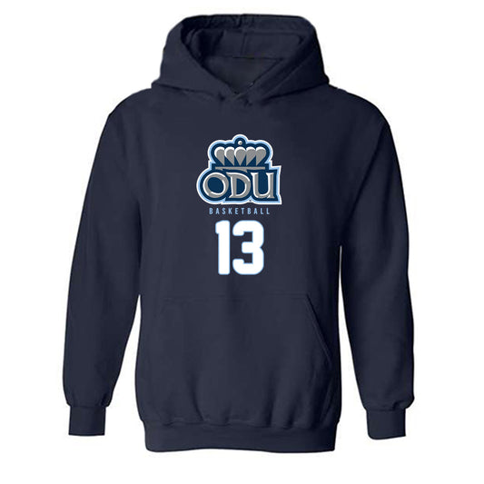 Old Dominion - NCAA Men's Basketball : Jared Turner - Replica Shersey Hooded Sweatshirt-0