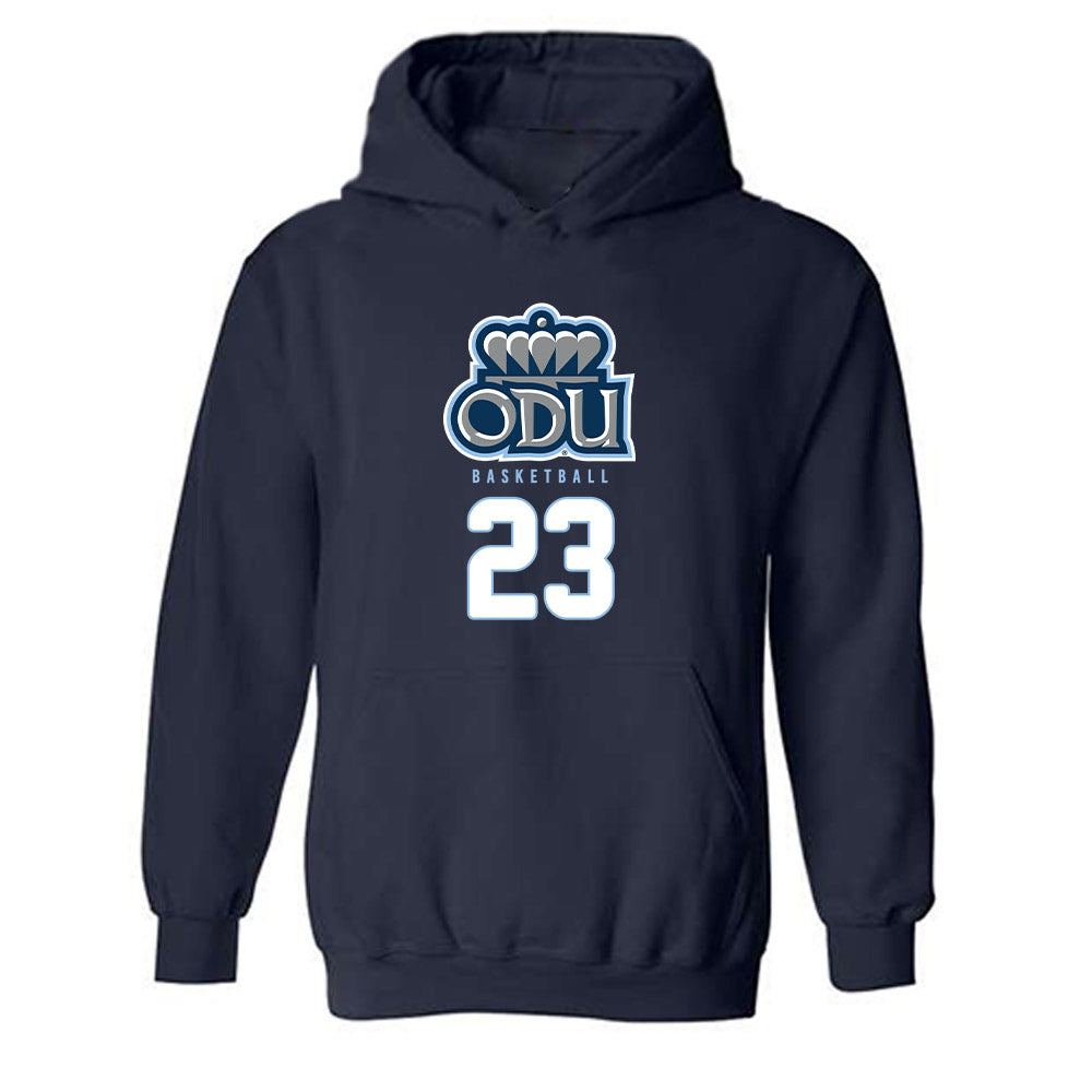 Old Dominion - NCAA Men's Basketball : Jordan Battle - Replica Shersey Hooded Sweatshirt-0