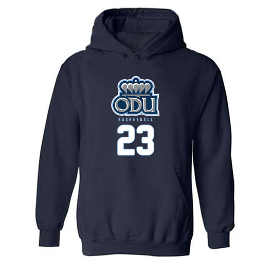 Old Dominion - NCAA Men's Basketball : Jordan Battle - Replica Shersey Hooded Sweatshirt-0