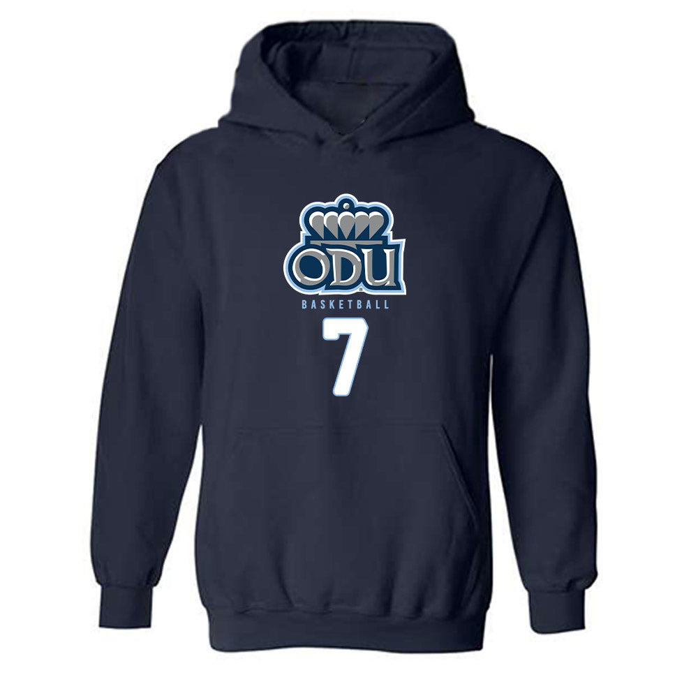 Old Dominion - NCAA Men's Basketball : Drew Mckenna - Replica Shersey Hooded Sweatshirt-0