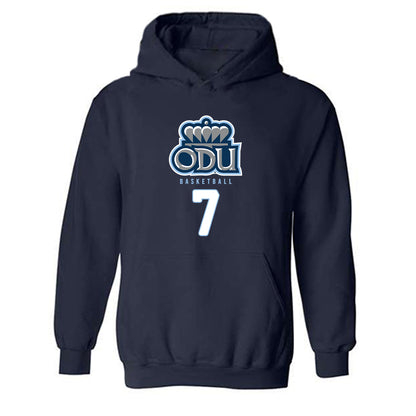 Old Dominion - NCAA Men's Basketball : Drew Mckenna - Replica Shersey Hooded Sweatshirt-0