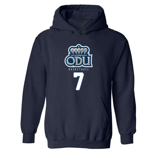 Old Dominion - NCAA Men's Basketball : Drew Mckenna - Replica Shersey Hooded Sweatshirt-0