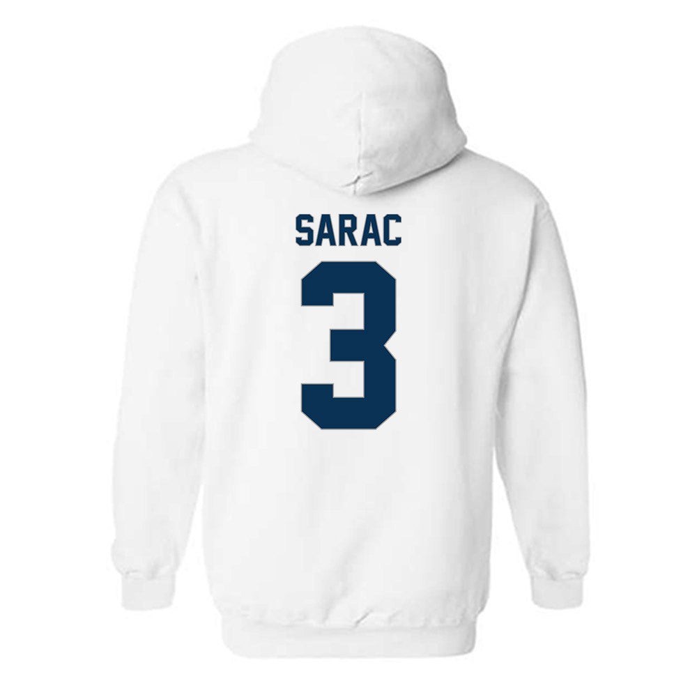 Old Dominion - NCAA Men's Soccer : Paul Sarac - Replica Shersey Hooded Sweatshirt