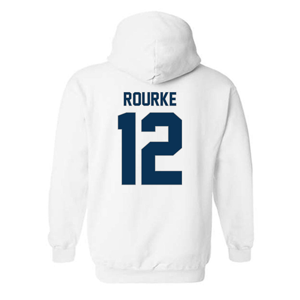 Old Dominion - NCAA Men's Soccer : Lewis Rourke - Replica Shersey Hooded Sweatshirt-1