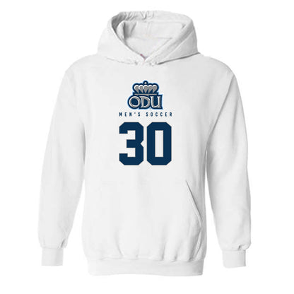 Old Dominion - NCAA Men's Soccer : Jett Aktan - Replica Shersey Hooded Sweatshirt