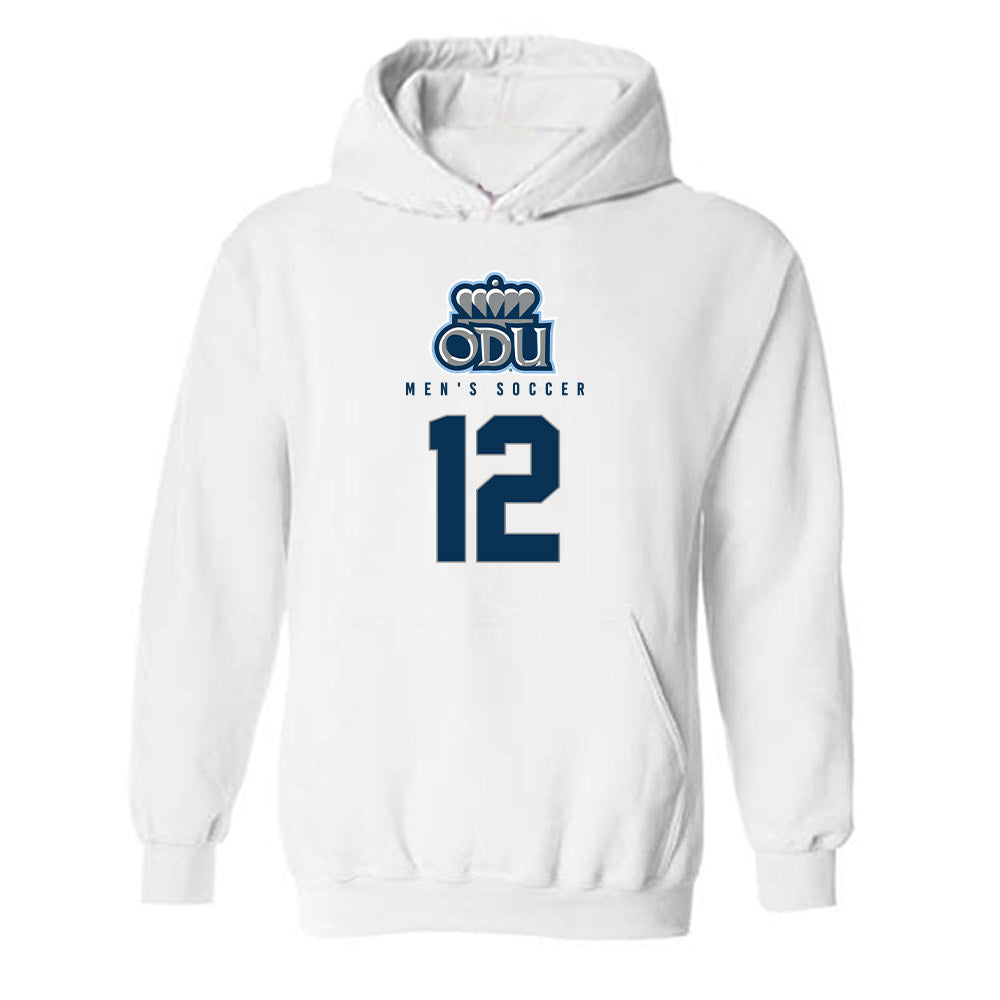 Old Dominion - NCAA Men's Soccer : Lewis Rourke - Replica Shersey Hooded Sweatshirt-0